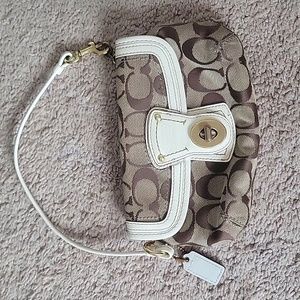 coach clutch, wristlet